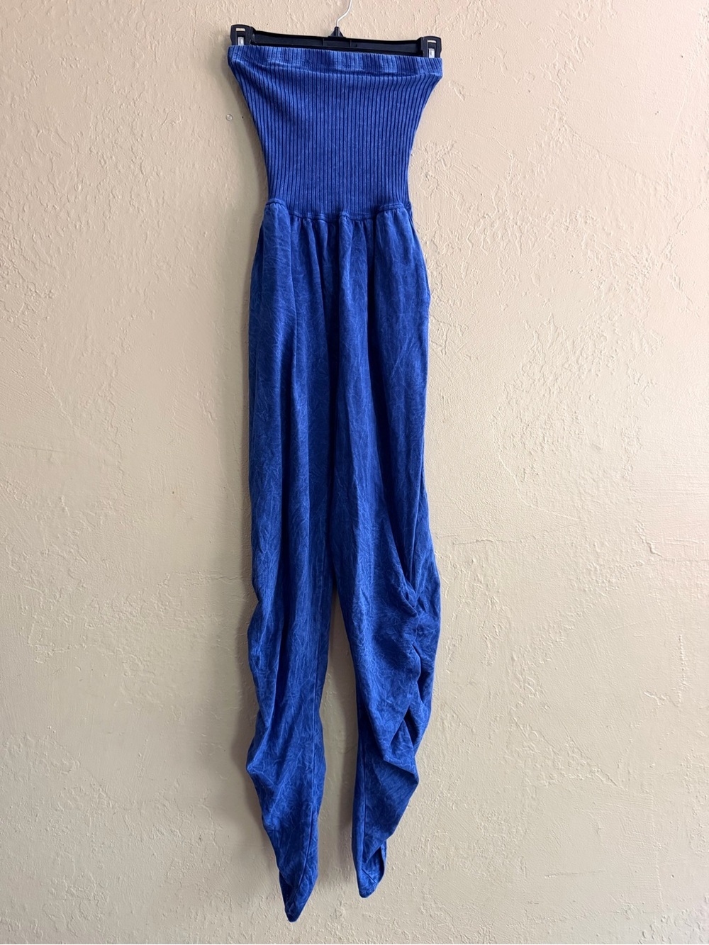 Strapless Royal Blue Jumpsuit